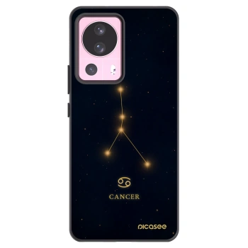 Picasee silikonowe czarne etui na Xiaomi 13 Lite - CANCER