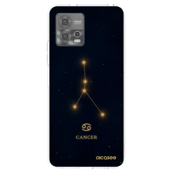Picasee silikonowe przeźroczyste etui na Motorola Moto G72 - CANCER