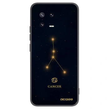 Picasee silikonowe czarne etui na Xiaomi 13 Pro - CANCER