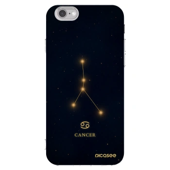 Picasee silikonowe przeźroczyste etui na Apple iPhone 6/6S - CANCER