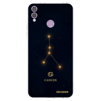 Picasee silikonowe przeźroczyste etui na Honor 8X - CANCER