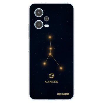 Picasee silikonowe przeźroczyste etui na Xiaomi Redmi Note 12 5G - CANCER