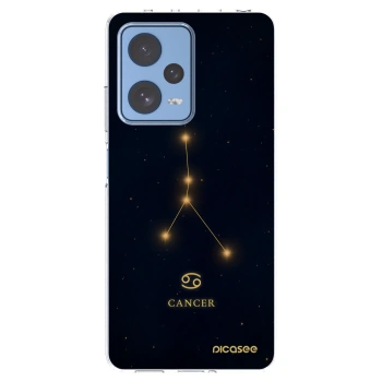 Picasee silikonowe przeźroczyste etui na Xiaomi Redmi Note 12 Pro 5G - CANCER