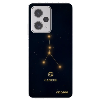 Picasee silikonowe przeźroczyste etui na Xiaomi Redmi Note 12 Pro+ 5G - CANCER
