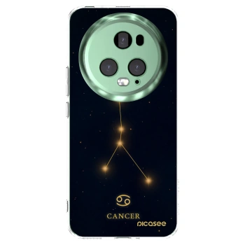 Picasee silikonowe przeźroczyste etui na Honor Magic5 Pro - CANCER