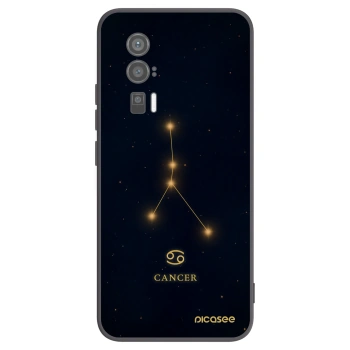Picasee silikonowe czarne etui na Xiaomi Poco F5 Pro 5G - CANCER