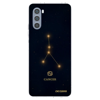 Picasee silikonowe przeźroczyste etui na Motorola Moto G62 - CANCER