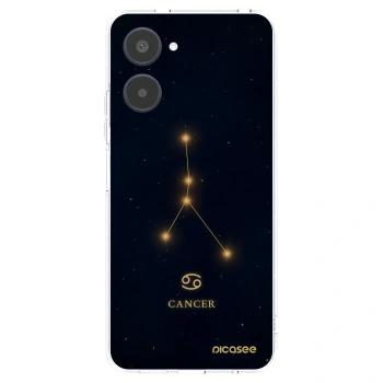 Picasee silikonowe przeźroczyste etui na Realme 10 4G - CANCER