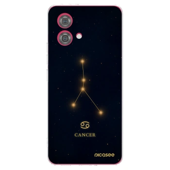 Picasee silikonowe przeźroczyste etui na Motorola Moto G84 5G - CANCER