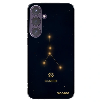Picasee silikonowe przeźroczyste etui na Samsung Galaxy S24+ S926B 5G - CANCER