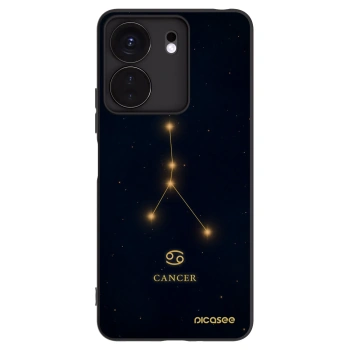 Picasee silikonowe czarne etui na Xiaomi Redmi 13C 4G - CANCER