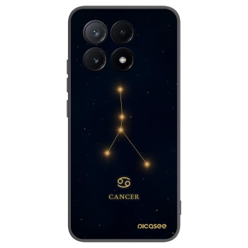 Picasee silikonowe czarne etui na Xiaomi Poco X6 Pro - CANCER