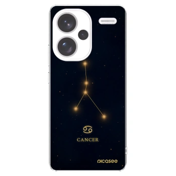 Picasee silikonowe przeźroczyste etui na Xiaomi Redmi Note 13 Pro+ 5G - CANCER