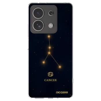 Picasee silikonowe przeźroczyste etui na Xiaomi Redmi Note 13 4G - CANCER