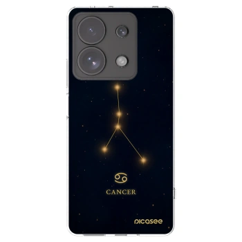 Picasee silikonowe przeźroczyste etui na Xiaomi Redmi Note 13 Pro 4G - CANCER