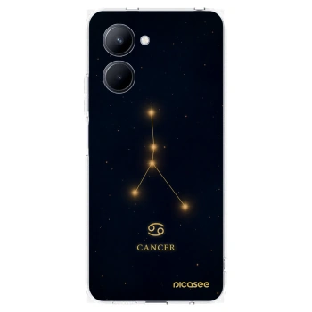 Picasee silikonowe przeźroczyste etui na Realme C33 (2023) - CANCER