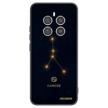 Picasee silikonowe czarne etui na Realme 12 Pro 5G - CANCER
