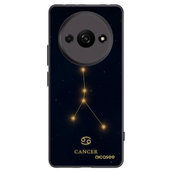 Picasee silikonowe czarne etui na Xiaomi Redmi A3 - CANCER