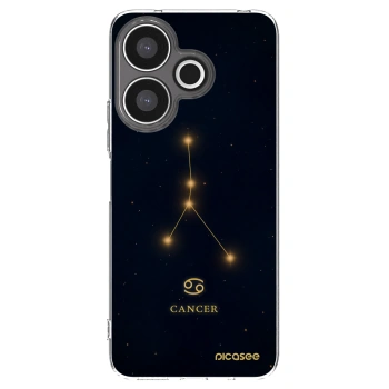 Picasee silikonowe przeźroczyste etui na Xiaomi Redmi 13 4G - CANCER