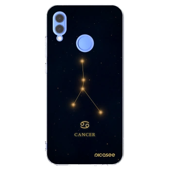 Picasee silikonowe przeźroczyste etui na Honor 10 Lite - CANCER
