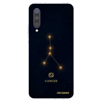 Picasee silikonowe przeźroczyste etui na Xiaomi Mi 9 - CANCER