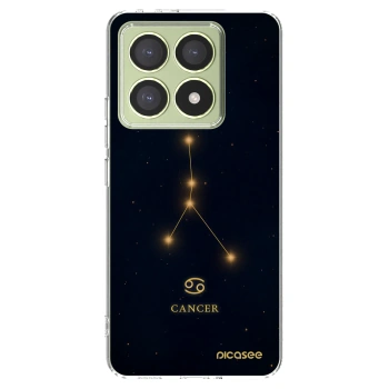 Picasee silikonowe przeźroczyste etui na Xiaomi 14T - CANCER