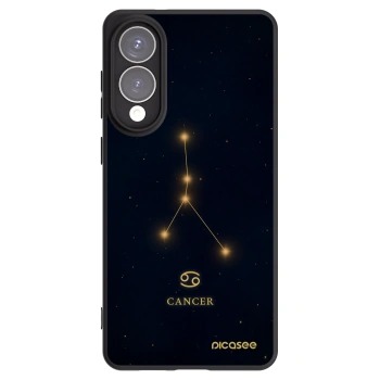 Picasee silikonowe czarne etui na Samsung Galaxy S25 Edge 5G - CANCER