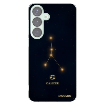 Picasee silikonowe przeźroczyste etui na Samsung Galaxy S25+ 5G - CANCER