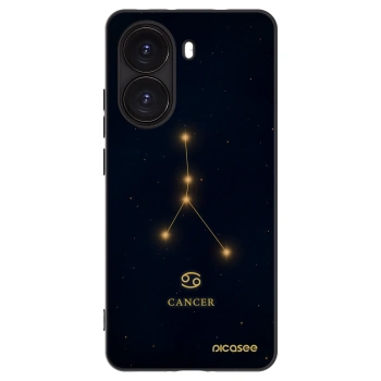Picasee silikonowe czarne etui na Xiaomi Poco X7 Pro 5G - CANCER