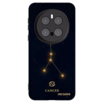 Picasee silikonowe czarne etui na Honor Magic7 Pro 5G - CANCER