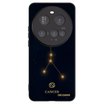 Picasee silikonowe czarne etui na Xiaomi 15 Ultra - CANCER