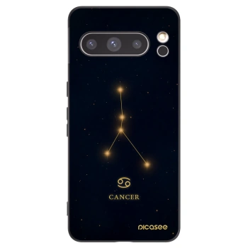 Picasee silikonowe czarne etui na Google Pixel 8 Pro - CANCER