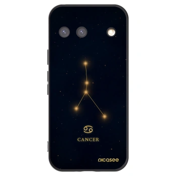 Picasee silikonowe czarne etui na Google Pixel 9 - CANCER