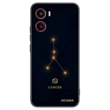 Picasee silikonowe czarne etui na Motorola Moto G05 - CANCER
