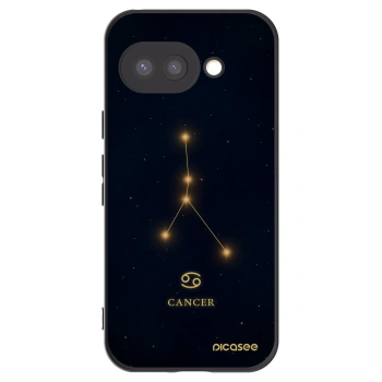 Picasee silikonowe czarne etui na Google Pixel 9a - CANCER