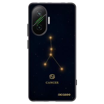 Picasee silikonowe czarne etui na Xiaomi Poco F7 Pro 5G - CANCER