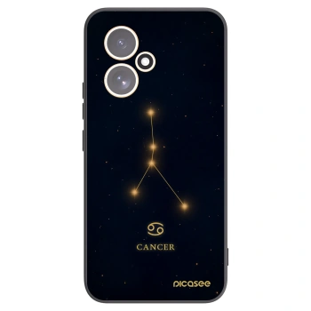 Picasee silikonowe czarne etui na Honor 400 5G - CANCER