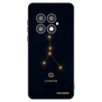 Picasee silikonowe czarne etui na OnePlus 13 5G - CANCER