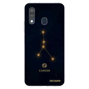 Picasee silikonowe przeźroczyste etui na Samsung Galaxy A40 A405F - CANCER