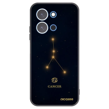 Picasee silikonowe czarne etui na Xiaomi Redmi 15C 4G - CANCER