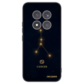 Picasee silikonowe czarne etui na Xiaomi Redmi Note 15 Pro+ - CANCER