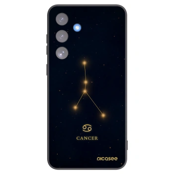 Picasee silikonowe czarne etui na Samsung Galaxy S25 FE 5G - CANCER
