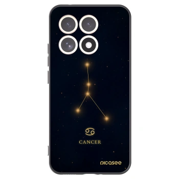Picasee silikonowe czarne etui na Xiaomi 15T - CANCER