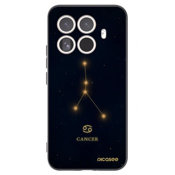 Picasee silikonowe czarne etui na Xiaomi 15T Pro - CANCER