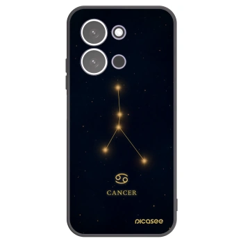 Picasee silikonowe czarne etui na Xiaomi Redmi 15C 5G - CANCER