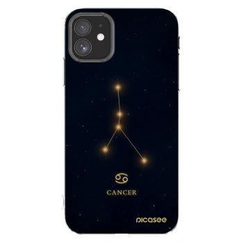 Picasee silikonowe przeźroczyste etui na Apple iPhone 11 - CANCER