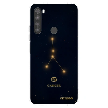 Picasee silikonowe przeźroczyste etui na Xiaomi Redmi Note 8 - CANCER