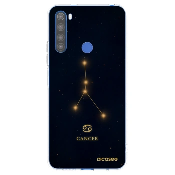 Picasee silikonowe przeźroczyste etui na Xiaomi Redmi Note 8T - CANCER