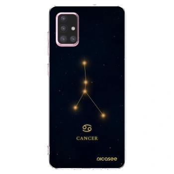 Picasee silikonowe przeźroczyste etui na Samsung Galaxy A71 A715F - CANCER