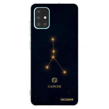 Picasee silikonowe przeźroczyste etui na Samsung Galaxy A51 A515F - CANCER